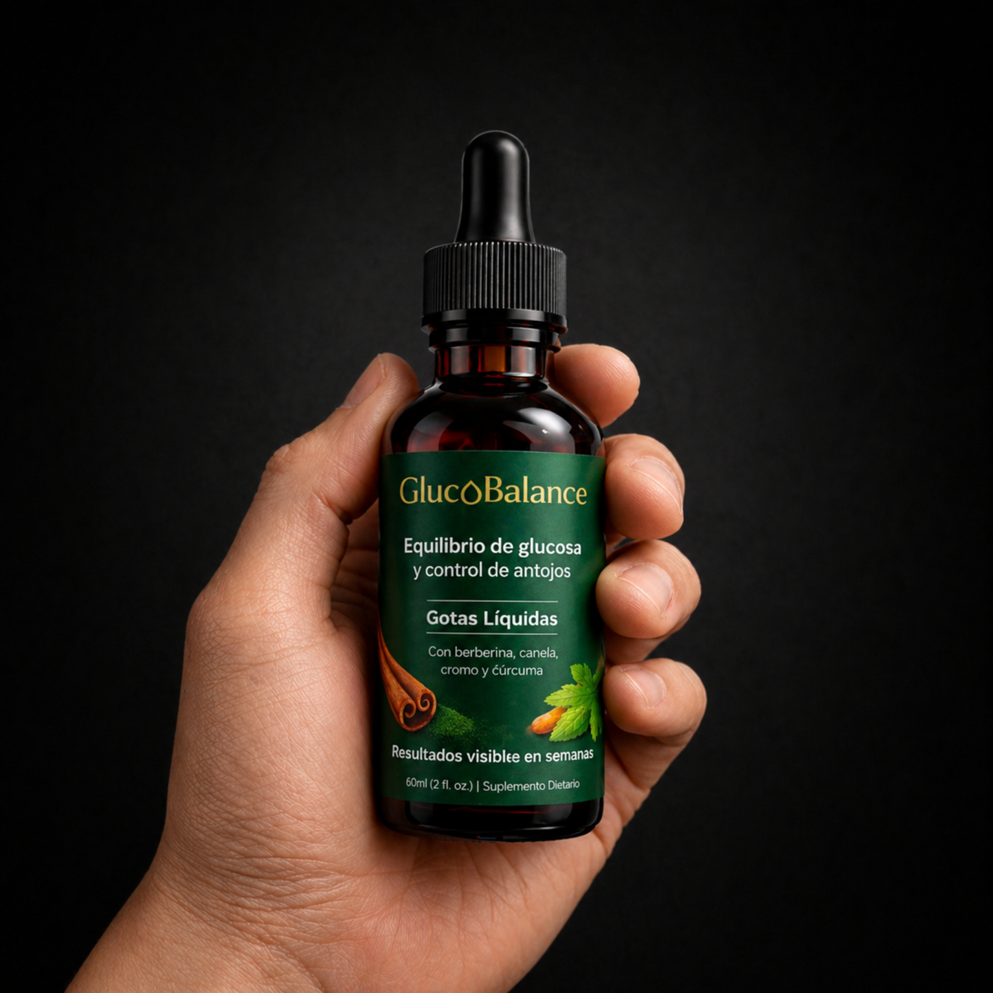 ¿Cansado de los Antojos?  GLUCOBALANCE™ Glucosa Estable en 4 Semanas