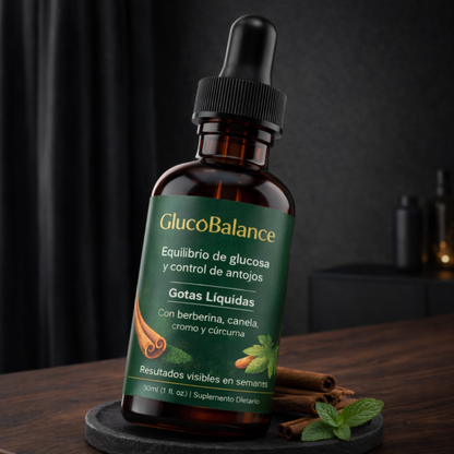¿Cansado de los Antojos?  GLUCOBALANCE™ Glucosa Estable en 4 Semanas