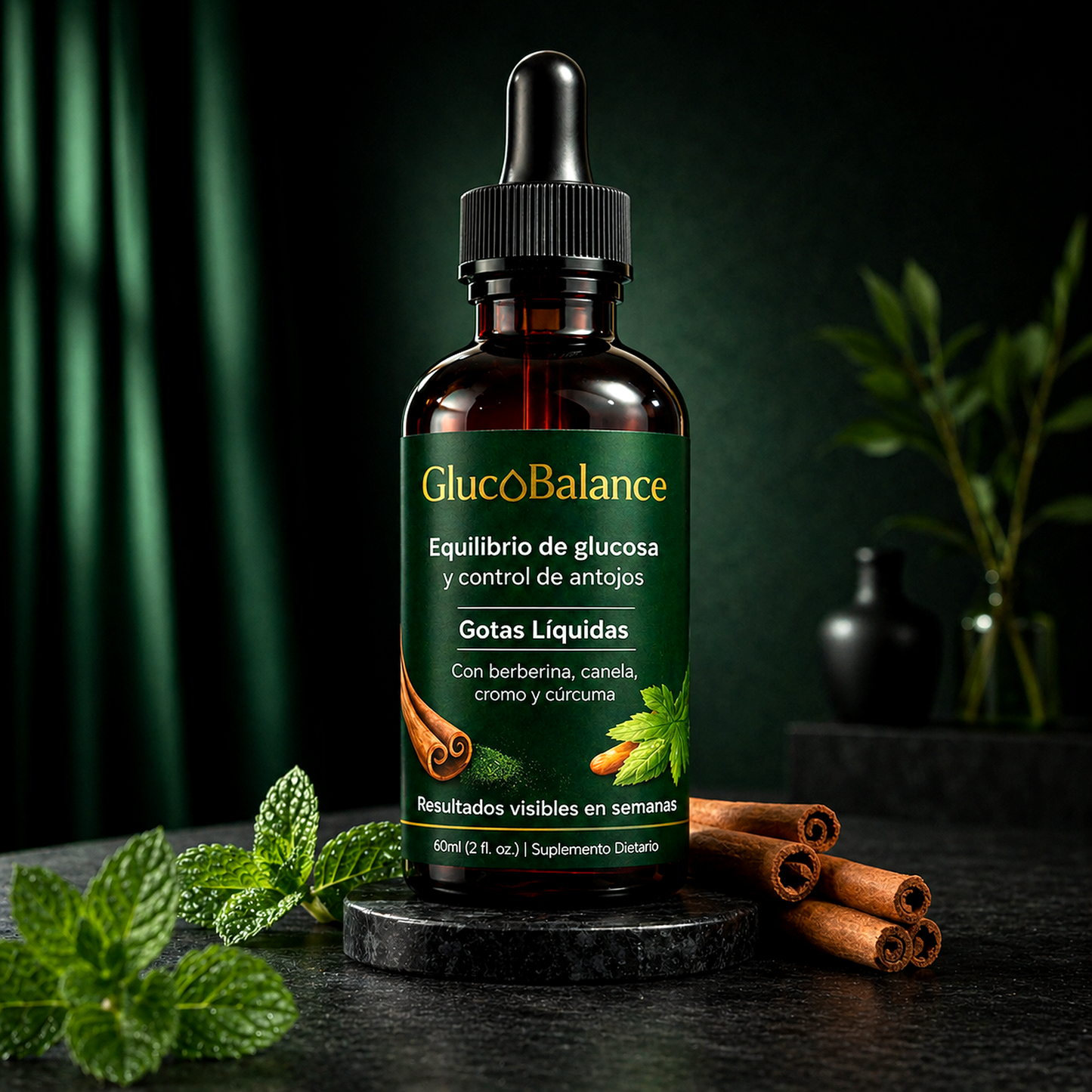 ¿Cansado de los Antojos?  GLUCOBALANCE™ Glucosa Estable en 4 Semanas